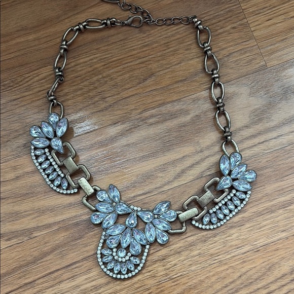 Plunder Jewelry - Elegant Gold and Silver Statement Necklace